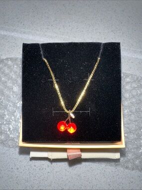 NWT Solarié cherry necklace